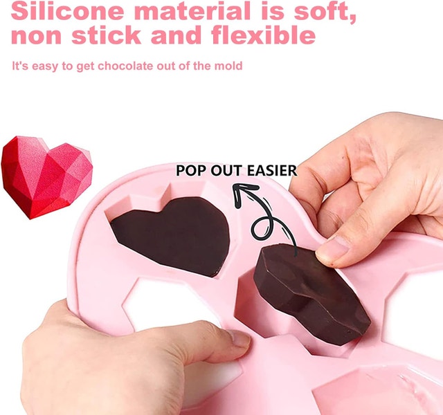 NEW Breakable Heart Chocolate Molds Kit (7 Pack) - photo 4