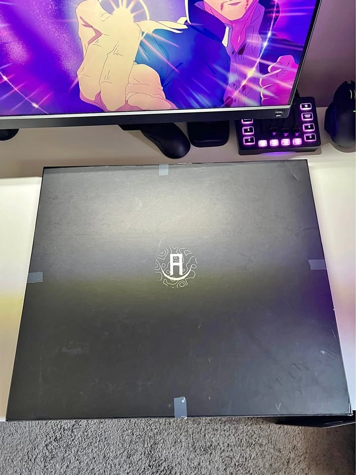 Azure Pads Gaming Glass Mousepad