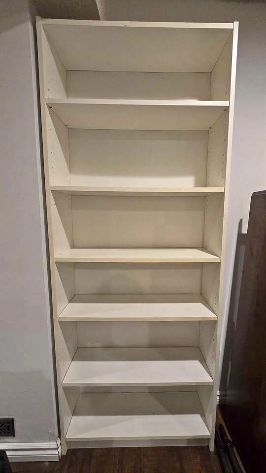 IKEA BILLY Bookcase with height extension unit white