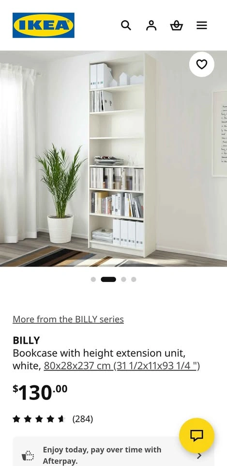 IKEA BILLY Bookcase with height extension unit white - photo 3