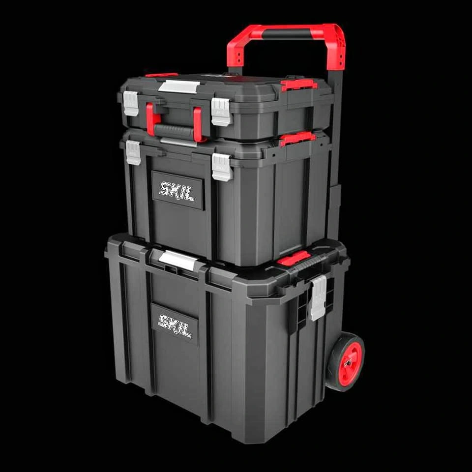 SKIL Rolling Tool Box Tower Set