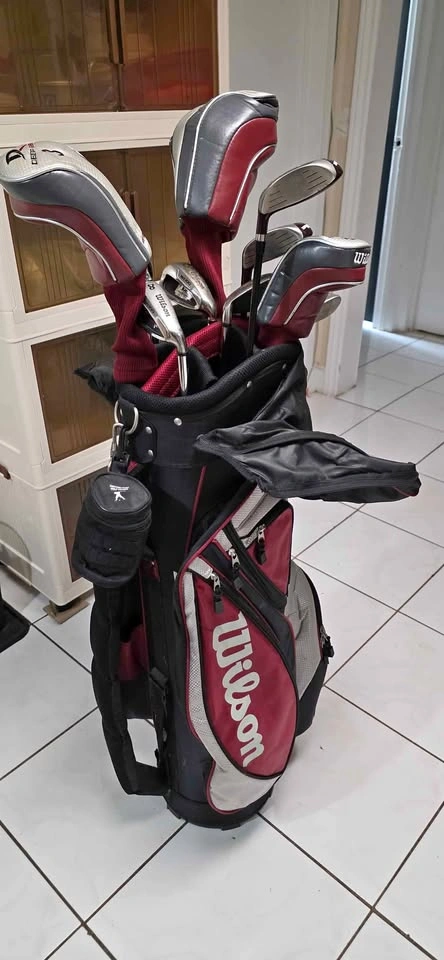 Full Set Wilson Deep Red Golf Clubs Right Hand EUC