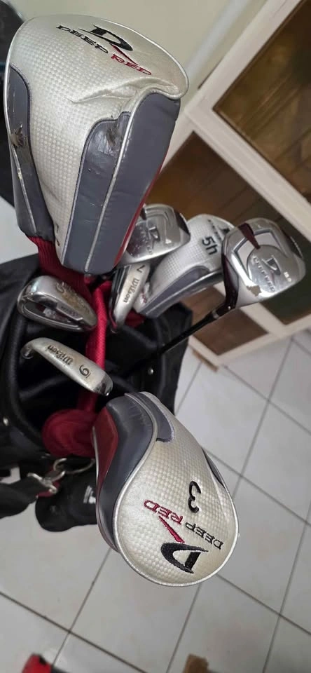 Full Set Wilson Deep Red Golf Clubs Right Hand EUC - photo 2