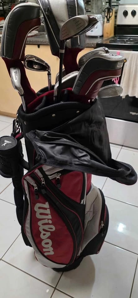 Full Set Wilson Deep Red Golf Clubs Right Hand EUC - photo 5