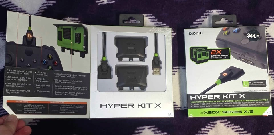 Xbox Series X/S Rechargeable Battery Kit (Hyper Kit X) - New - photo 3