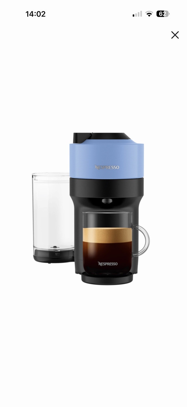 Nespresso Vertuo Pop Coffee Maker - Pacific Blue