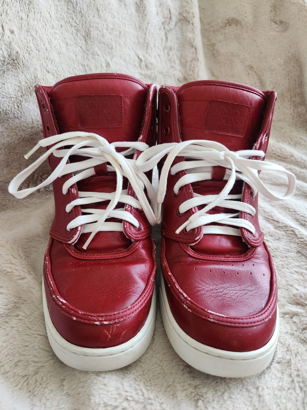 Greedy Genius Artillery Red Ocean Runner High Top Sneakers Mens - photo 2