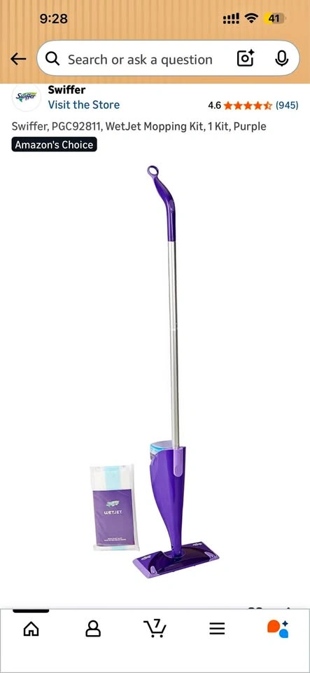 Swiffer WetJet Mop Starter Kit