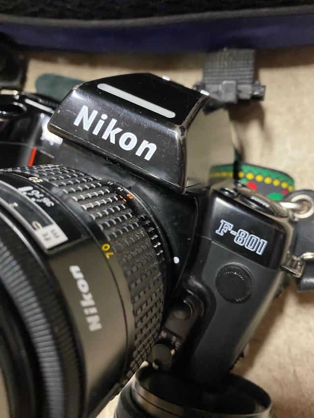 Nikon F-801 35mm Film Camera with Lenses - photo 2