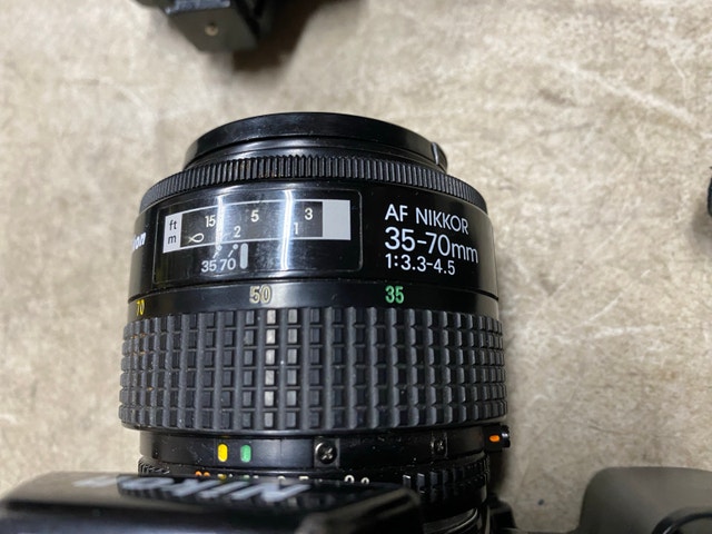 Nikon F-801 35mm Film Camera with Lenses - photo 5