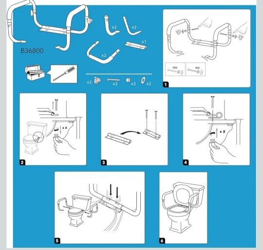 Toilet Safety Rails (obo) - photo 5