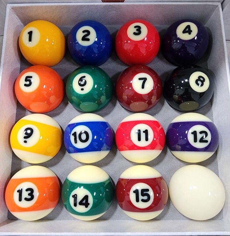 DYNASPHERE Bronze 2 1/4" Pool Ball Set - NEW