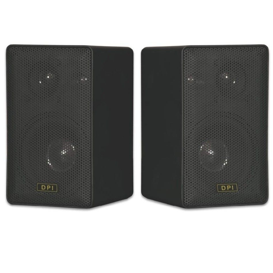 NEW - Indoor/Outdoor 4" 3-Way Mountable Speakers (Pair)