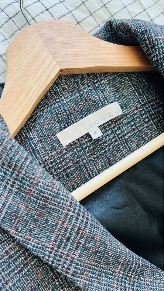 monk & lou Plaid Blazer M - photo 2