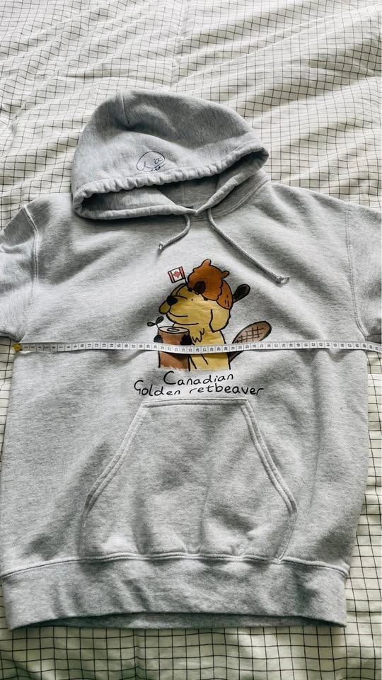 Canadian Golden Retbeaver White Hoodie - photo 3