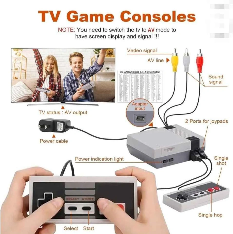 Nintendo NES Mini Console with 620 Games - photo 5