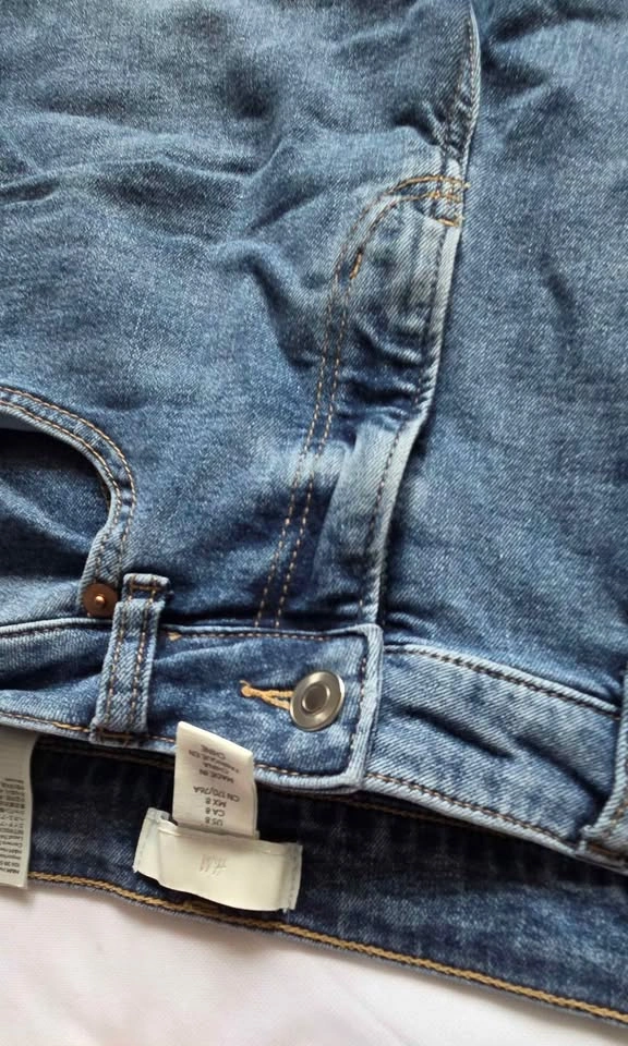 H&M Blue Denim Jeans Size 8 - photo 4