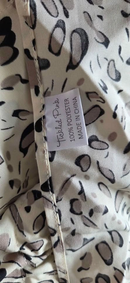 Tickled Pink Animal Print Polyester Wrap Skirt - photo 2