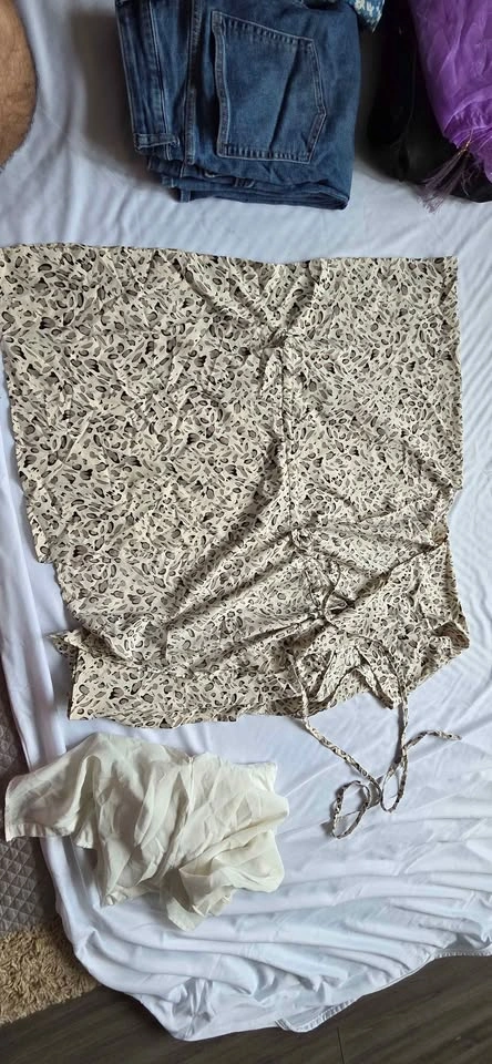 Tickled Pink Animal Print Polyester Wrap Skirt - photo 3