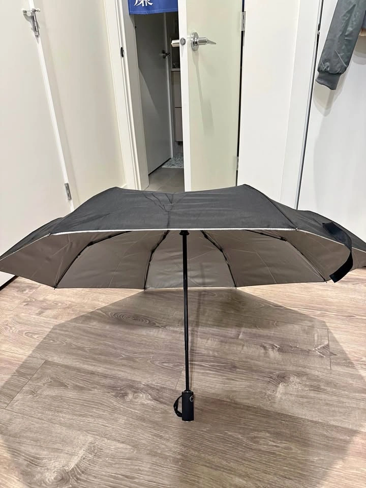 Black foldable umbrella