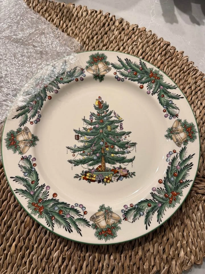Christmas Tree Holiday Platter 12” Buffet Plate - photo 2