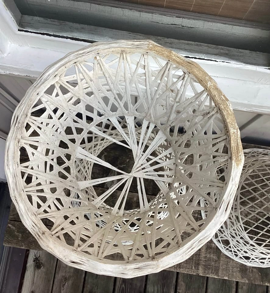 VINTAGE Spun Fibreglass Plant Stands - Set of 2 - photo 4