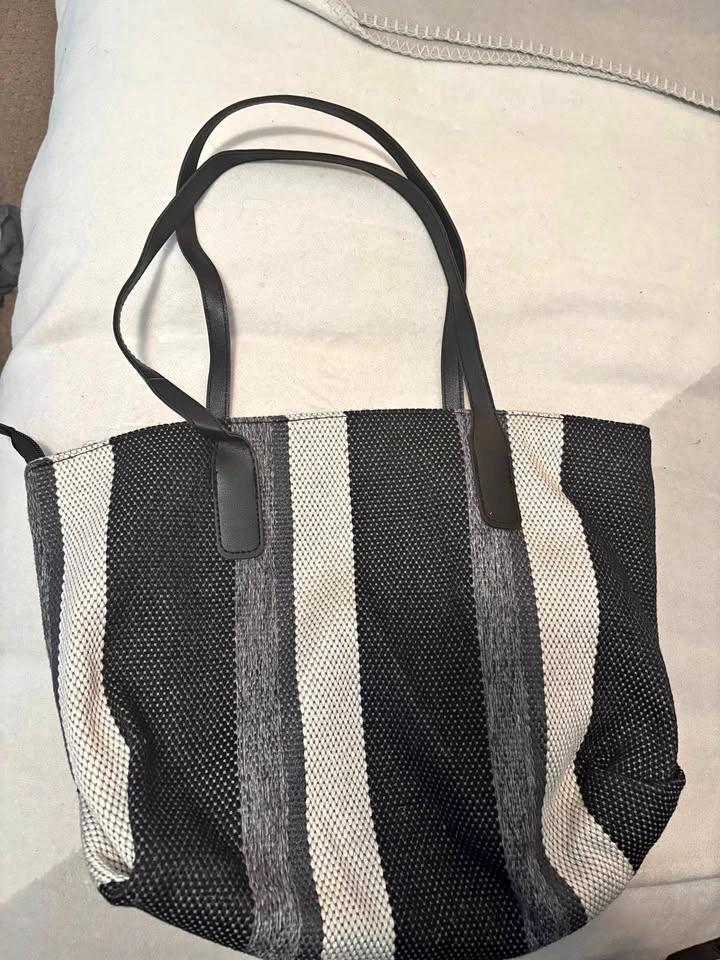 Striped Tote Bag