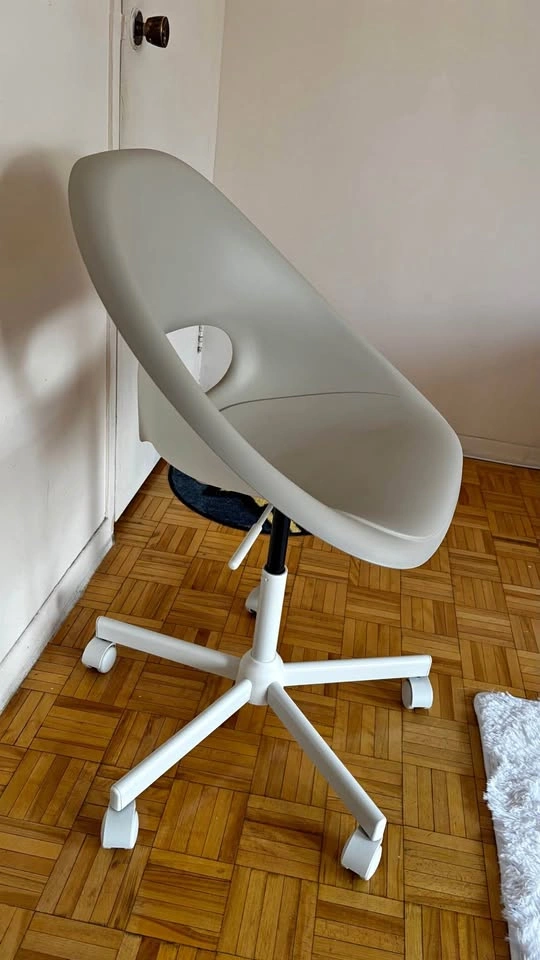 Cream IKEA Swivel Chair