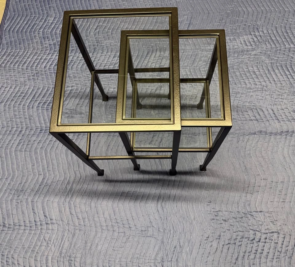 Pottery Barn Tanner Nesting End Tables Only COFFEE TABLE IS SOLD - photo 2