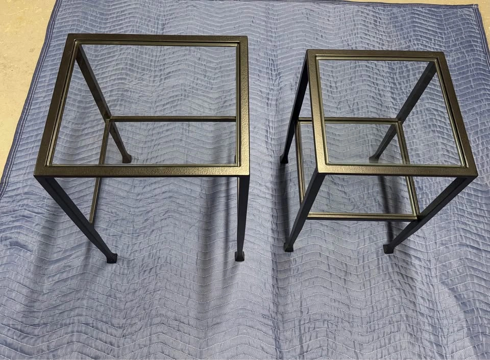Pottery Barn Tanner Nesting End Tables Only COFFEE TABLE IS SOLD - photo 3