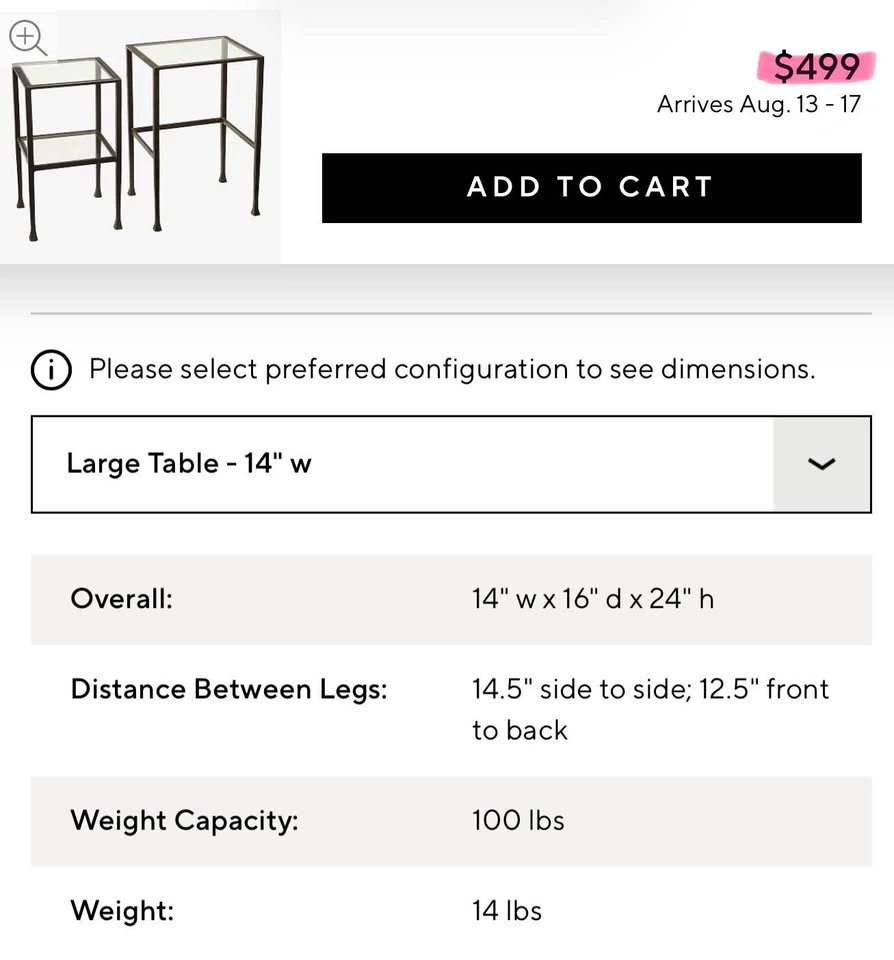 Pottery Barn Tanner Nesting End Tables Only COFFEE TABLE IS SOLD - photo 4
