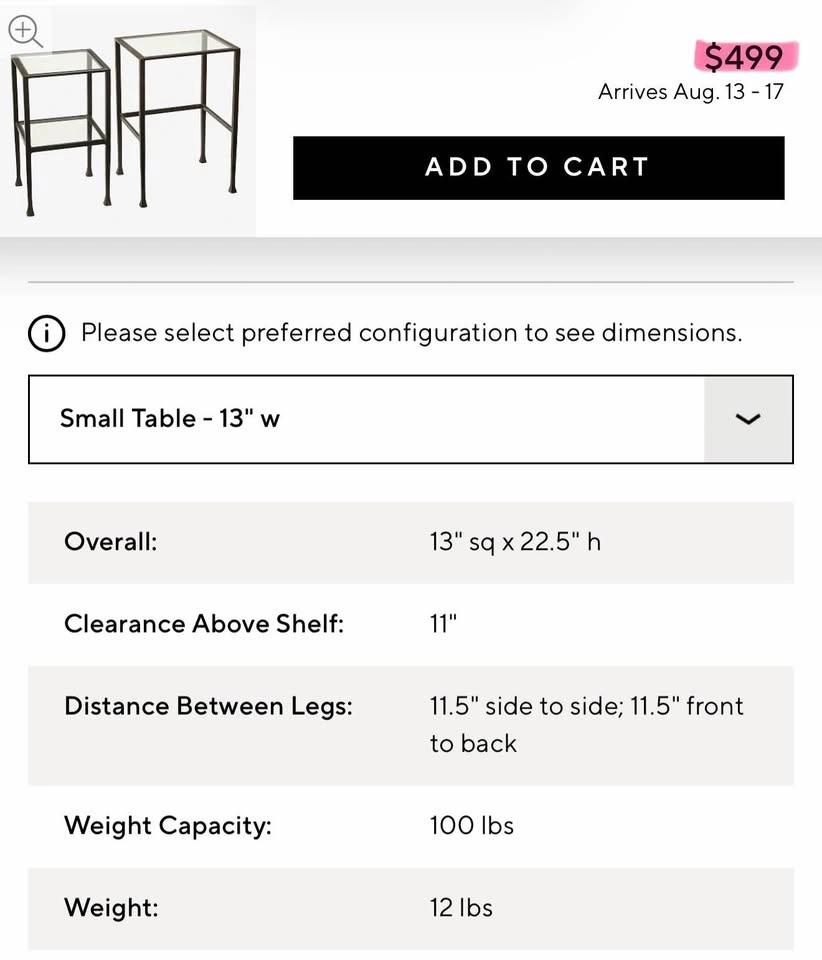 Pottery Barn Tanner Nesting End Tables Only COFFEE TABLE IS SOLD - photo 5