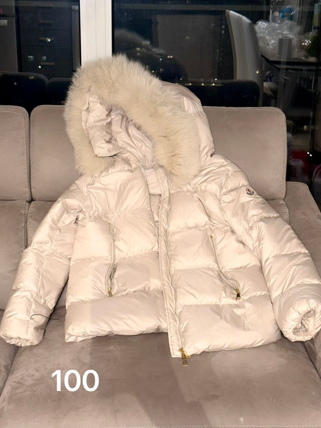 Moncler Down Jacket with Fur Hood