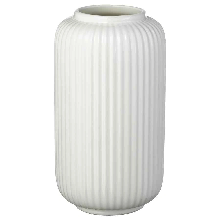 Brand New IKEA STILREN White Vase 22 cm | Staging Decor - photo 3