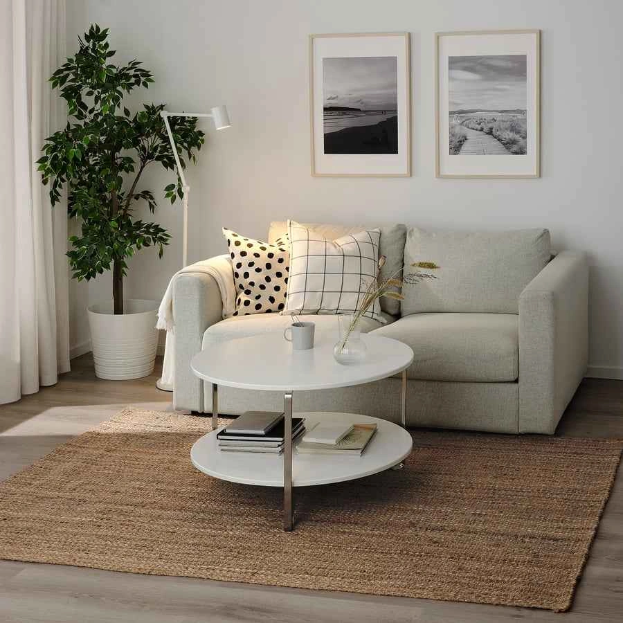 IKEA STRÖG Rug 155x220 cm Natural - Staged Only - photo 2