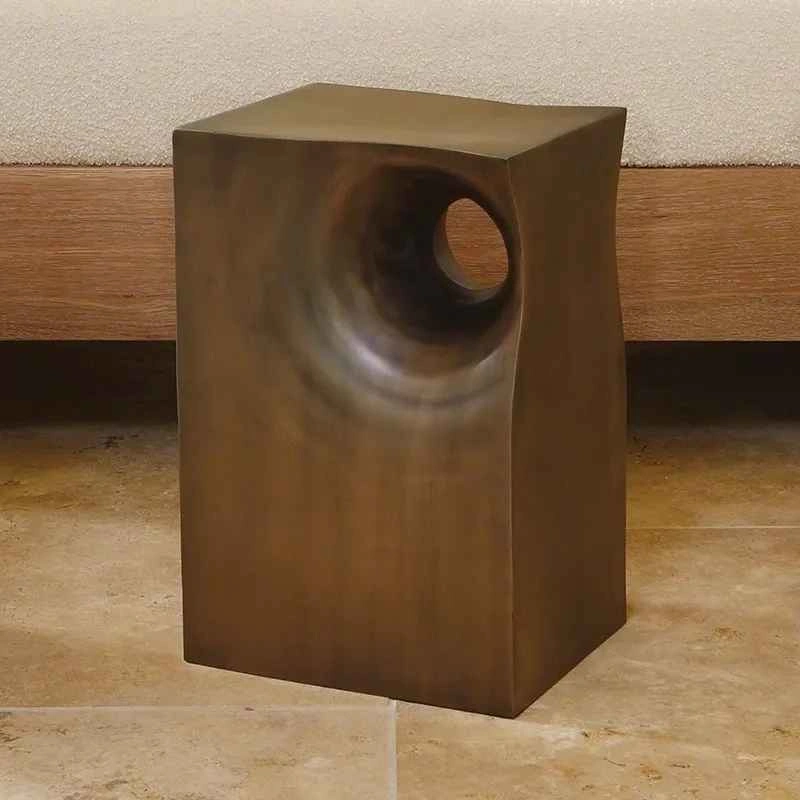 Global Views Bronze Sculptural Side Tables (2) - photo 2