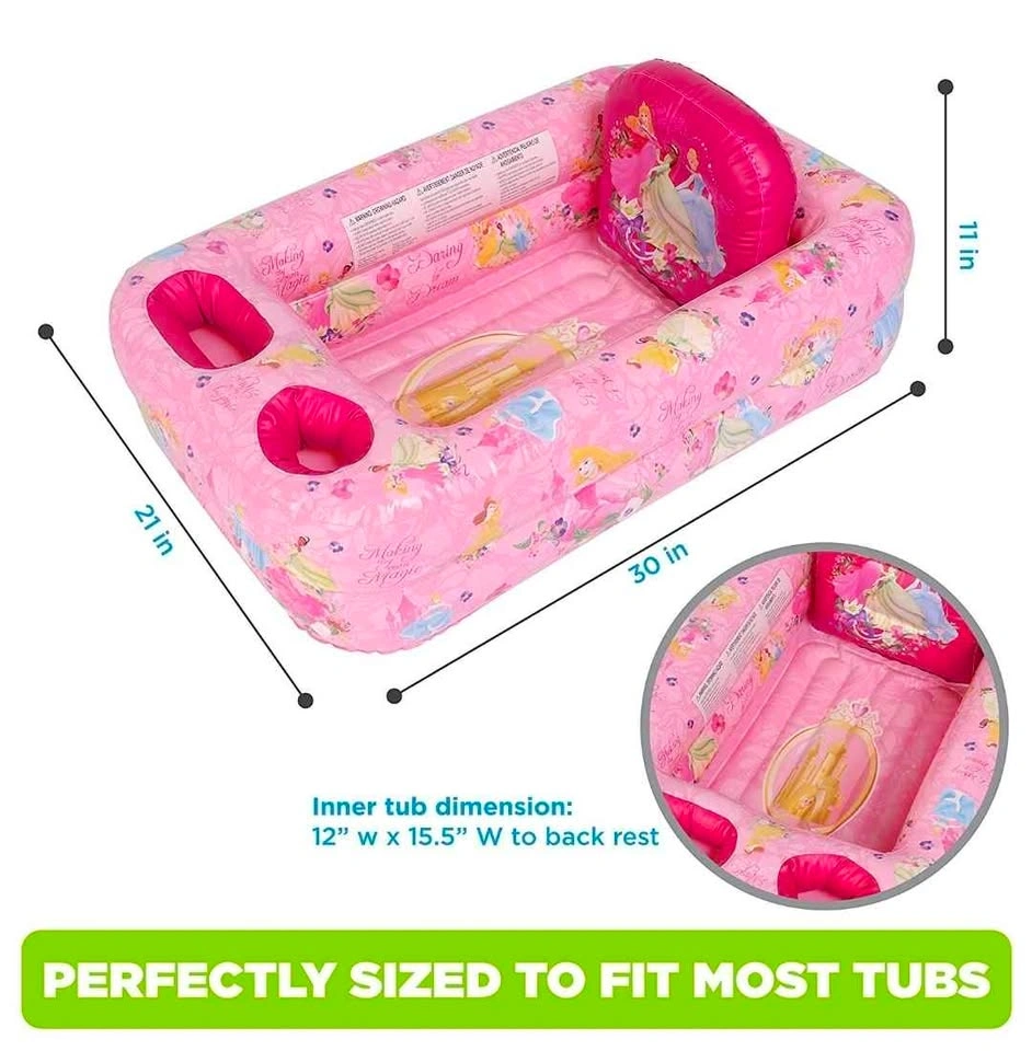 Disney Princess Inflatable Toddler Bathtub - Travel - photo 4