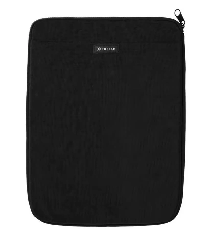 Thread Wallets Laptop Padded Sleeve with Zip Closure (Black, Lar - photo 2