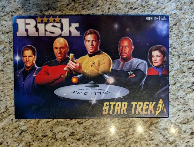 Open Box Star Trek 50th Anniversary RISK Board Game