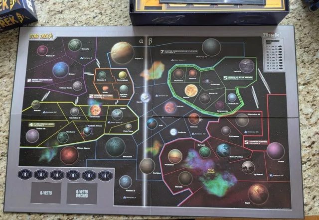 Open Box Star Trek 50th Anniversary RISK Board Game - photo 3