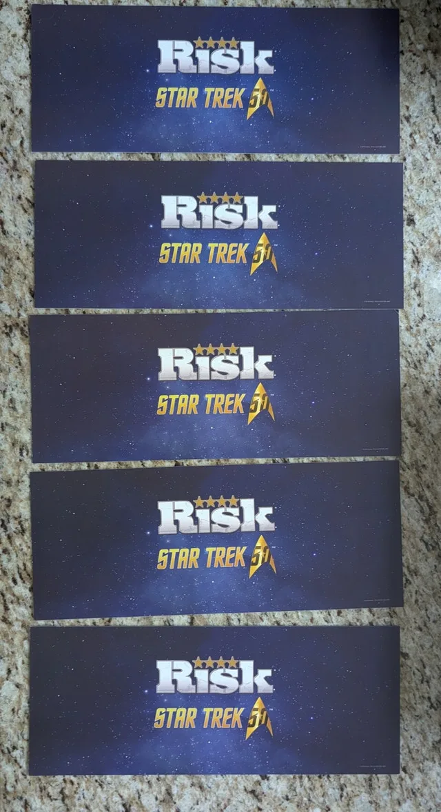Open Box Star Trek 50th Anniversary RISK Board Game - photo 5