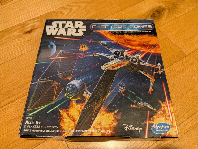 Star Wars 3D Checkers Game 2015 NEW