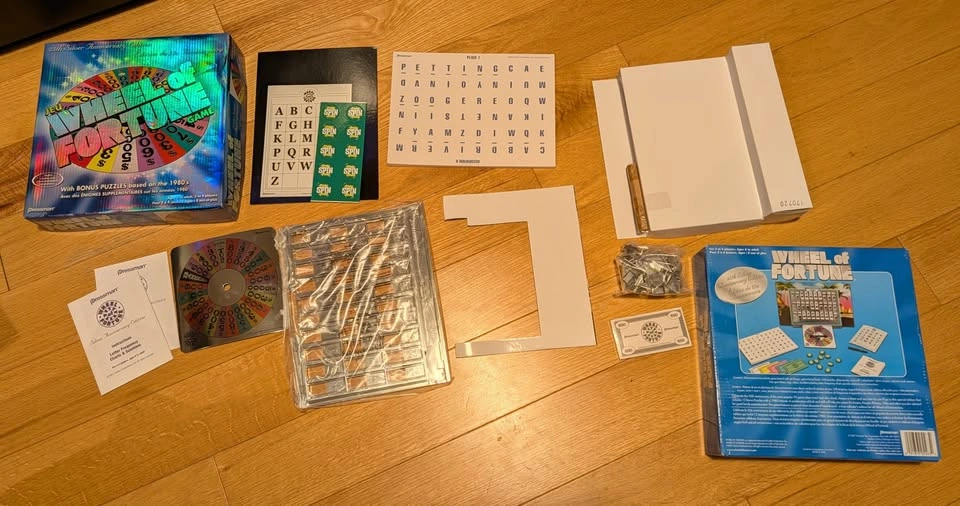 Wheel Of Fortune 25th Silver Anniversary Board Game 2007 - photo 5