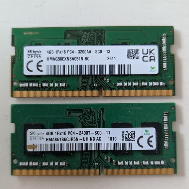 4GB DDR4 SODIMM Laptop Memory Module