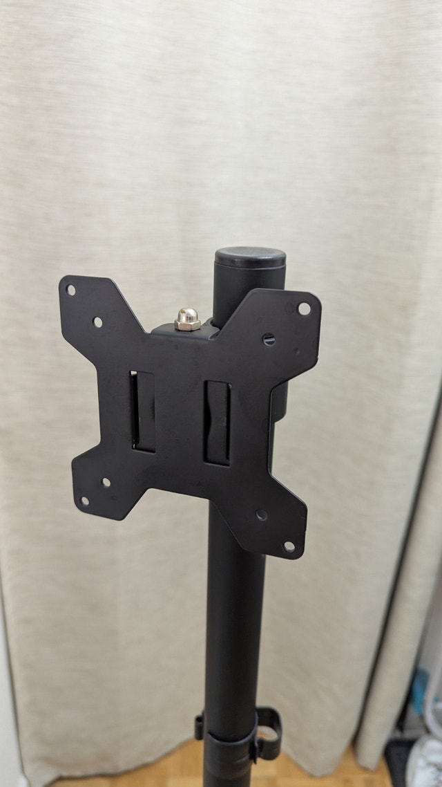 Adjustable Single Monitor TV Extra Tall Desk Stand Pedestal - photo 2