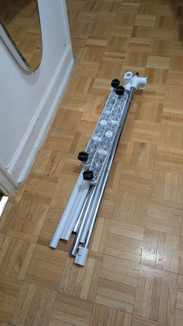 Clothing Rack, Hanging Clothes Bar Hang-Up Display - photo 2