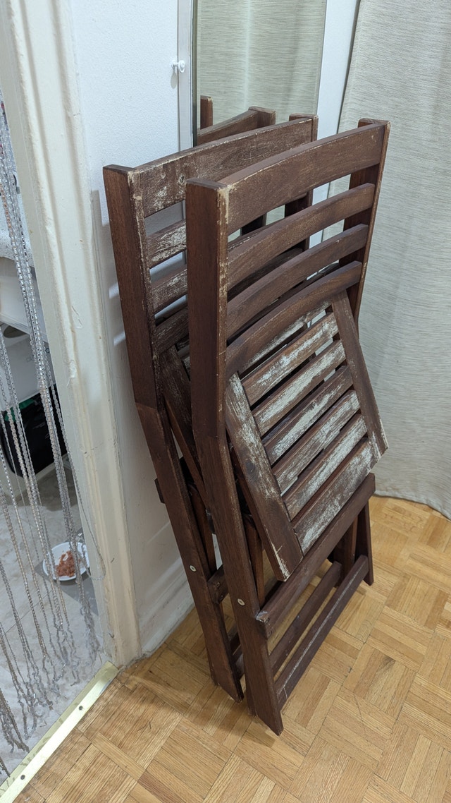IKEA APPLARO Foldable Wood Stool/Chair - photo 3