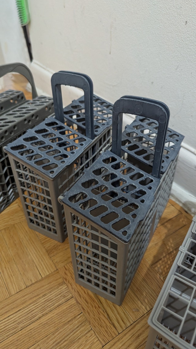 Dishwasher Replacement Universal Cutlery Basket Storage Box Silv - photo 3