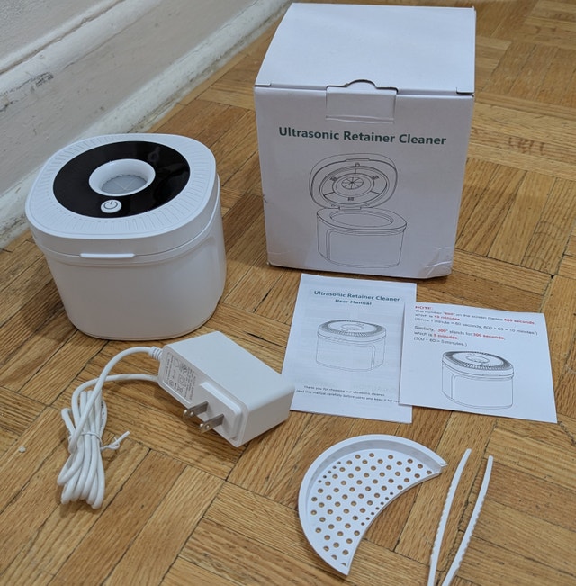 NEW Ultrasonic Cleaner Machine for Retainers, Dentures, Mouthgua