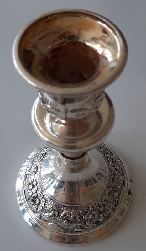 Vintage Silver Plated Candle Holder - photo 2